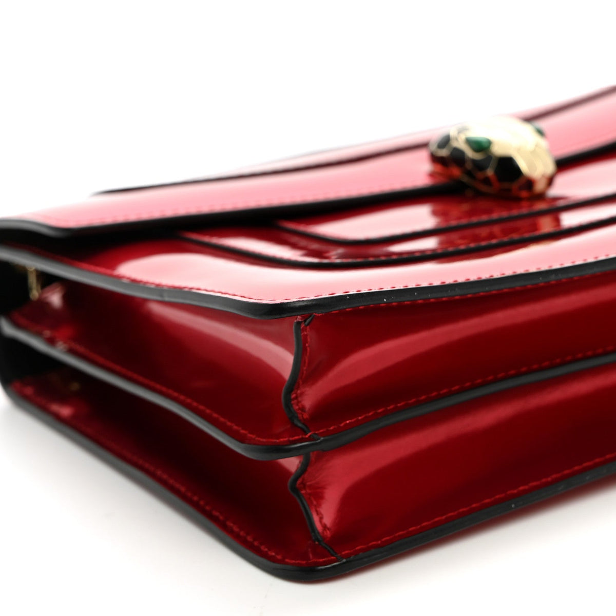 Calfskin Shoulder Bag - Red