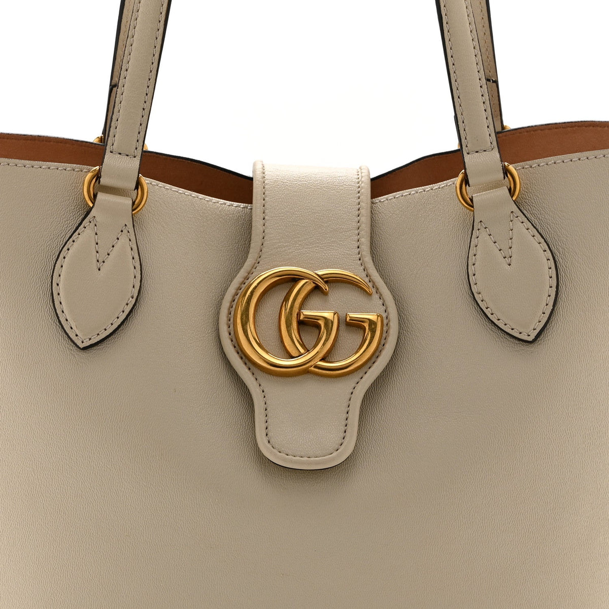 Small Calfskin Tote Bag - White