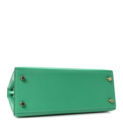 Chevre Chamkila Kelly Sellier 25 Menthe Handbag