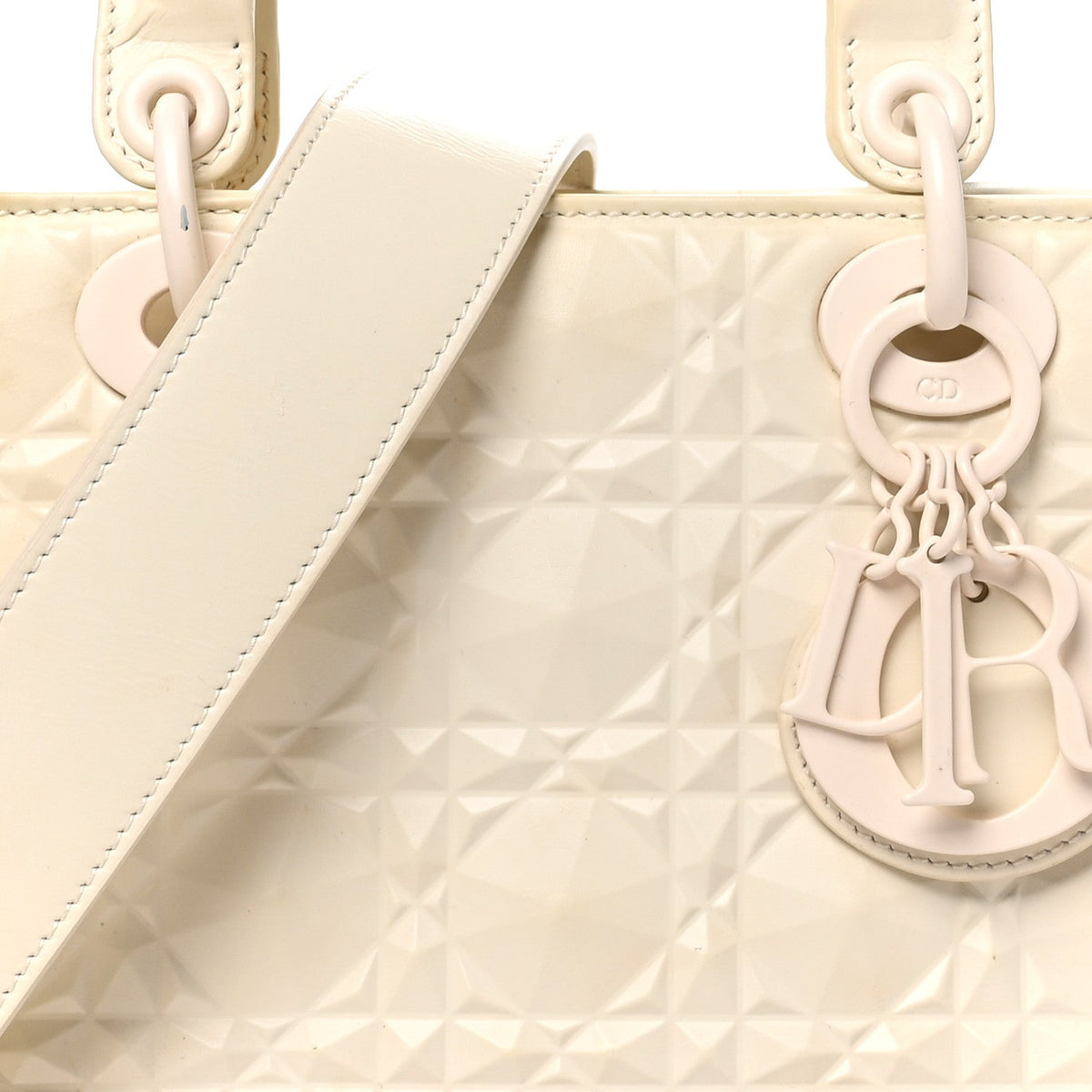 Small Calfskin Handbag - White