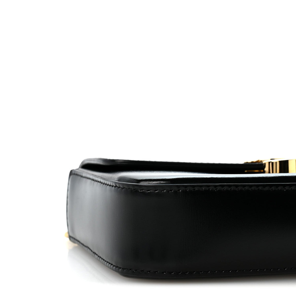 Calfskin Shoulder Bag - Black