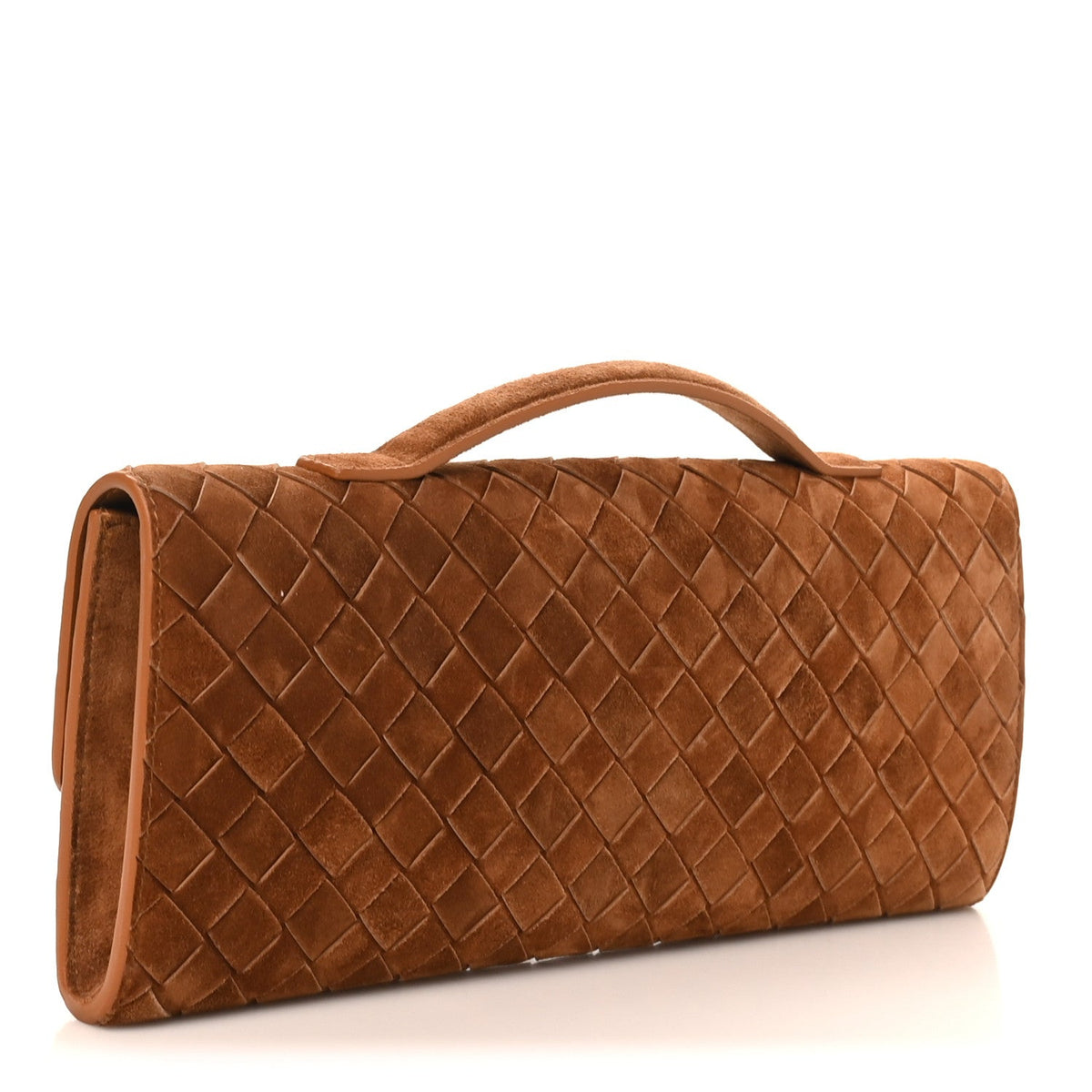 Suede Clutch Bag