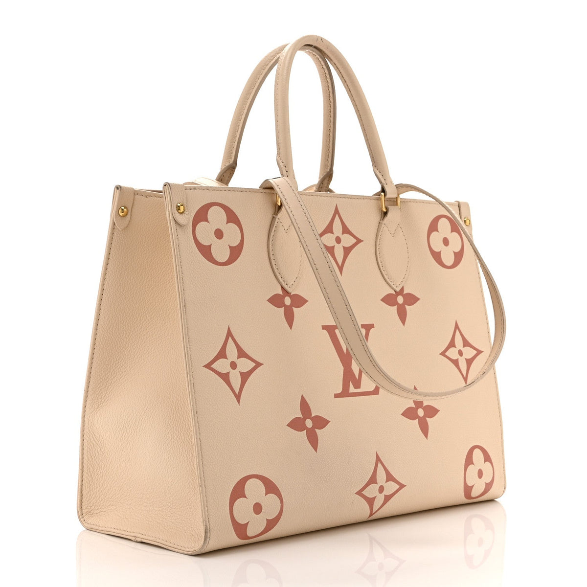 Empreinte Monogram Giant Onthego Mm Crem Handbag