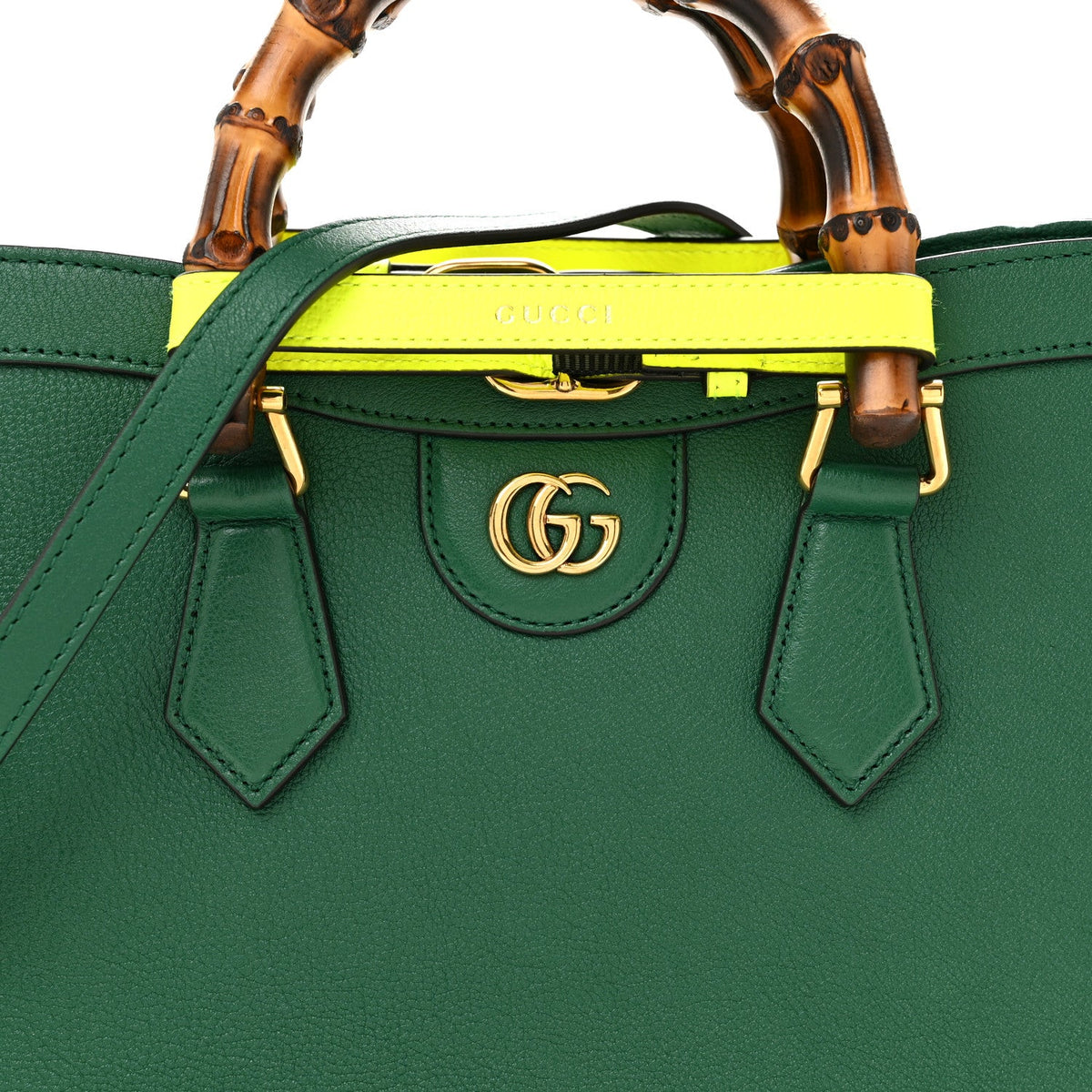 Small Calfskin Tote Bag - Green