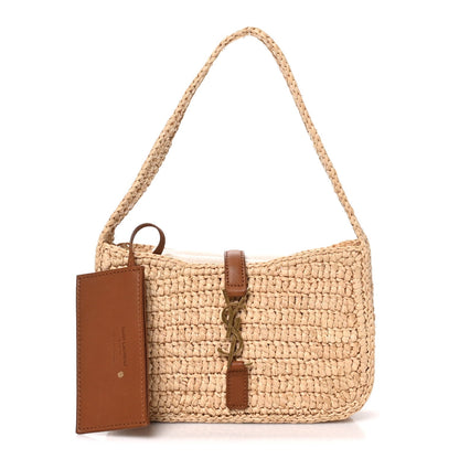Mini Calfskin Hobo Bag - Natural