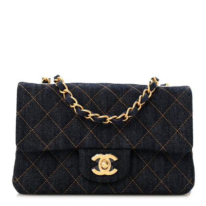 Mini Quilted Flap Shoulder Bag - Tan