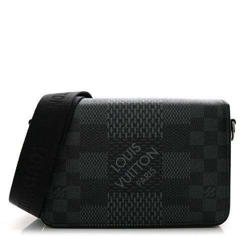 Damier Graphite 3D Studio Messenger Handbag