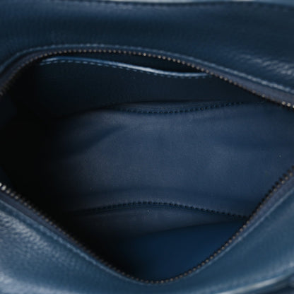 Mini Calfskin Handbag - Blue