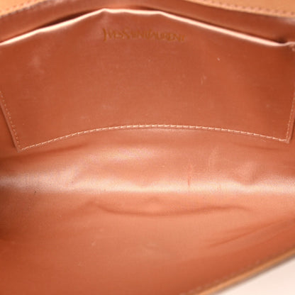 Large Calfskin Clutch Bag - Red