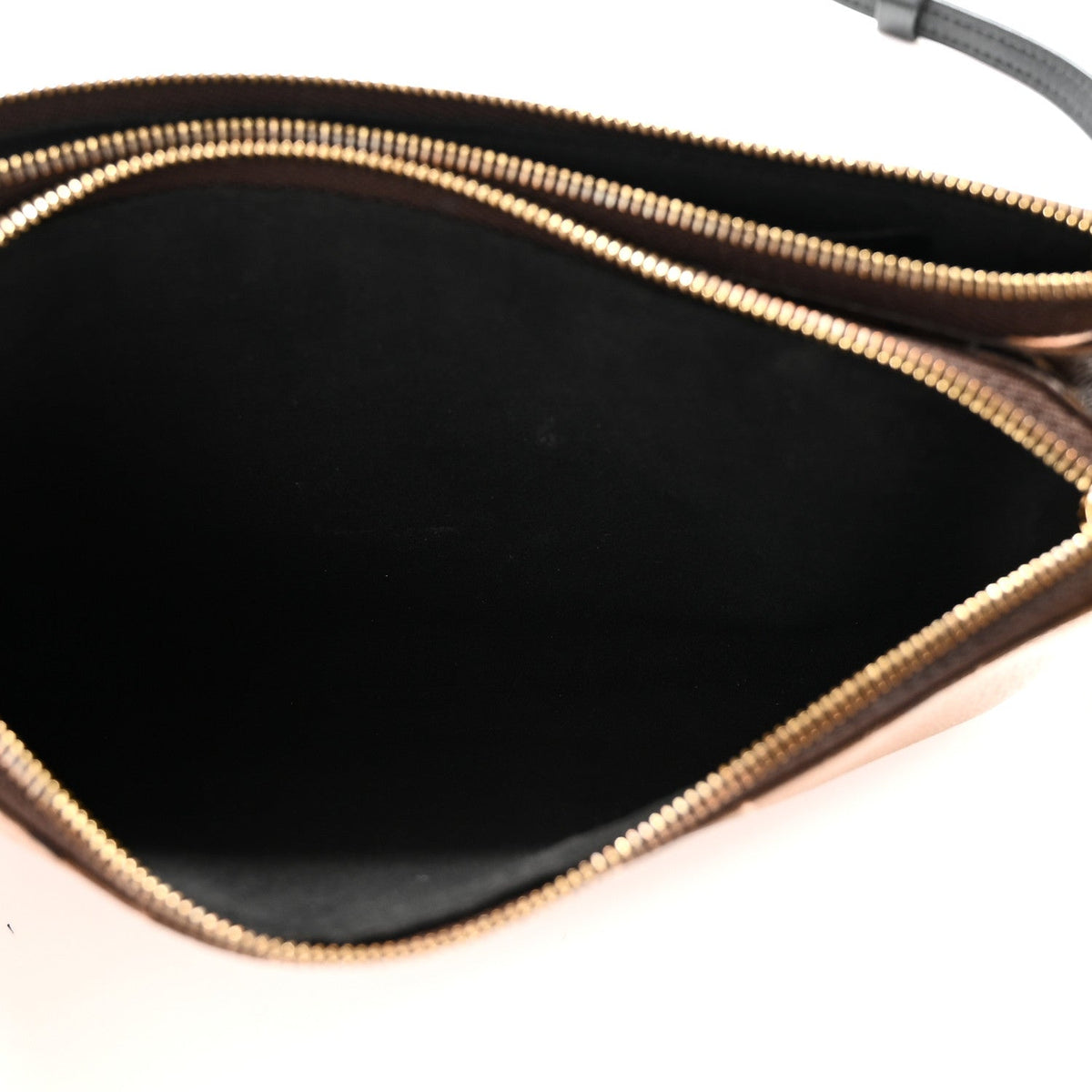 Reverse Monogram Giant Double Zip Pochet Handbag