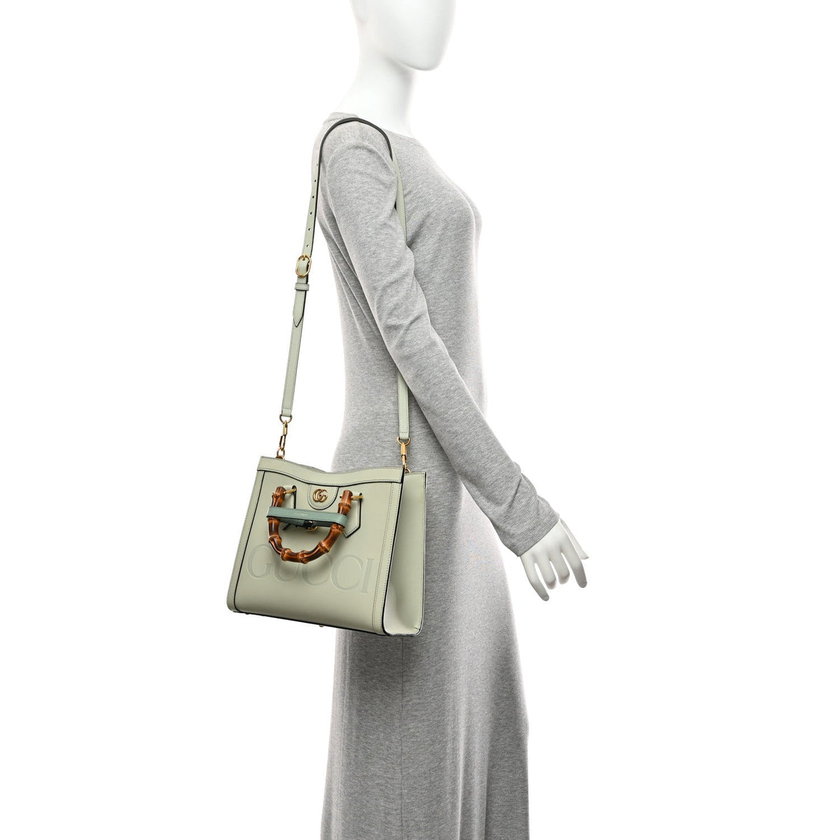 Calfskin Tote Bag - Green