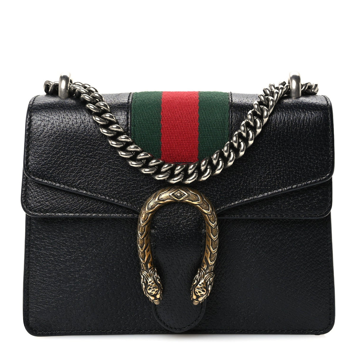 Mini Calfskin Shoulder Bag - Black