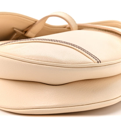 Calfskin Handbag - Beige