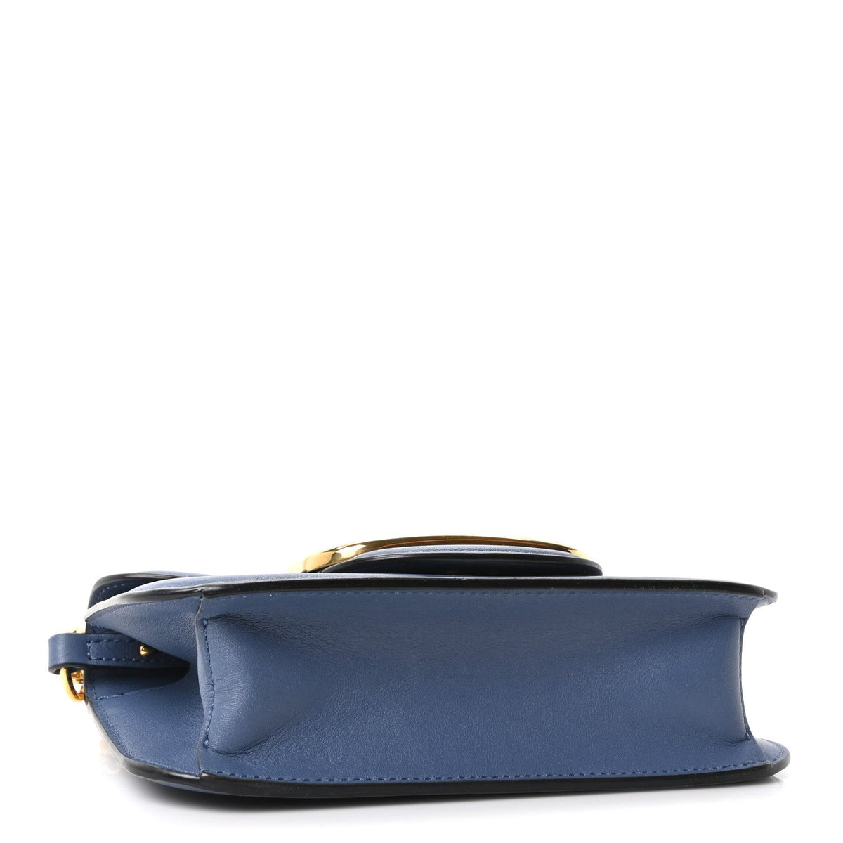 Small Calfskin Shoulder Bag - Blue