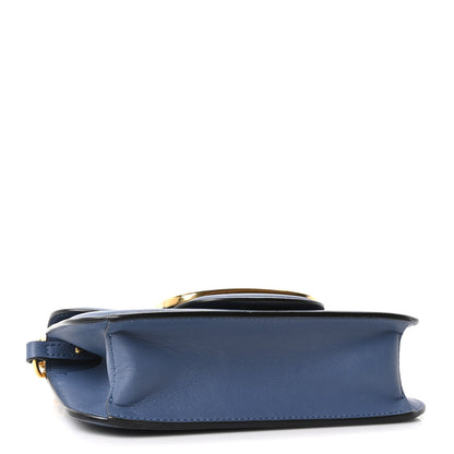 Small Calfskin Shoulder Bag - Blue