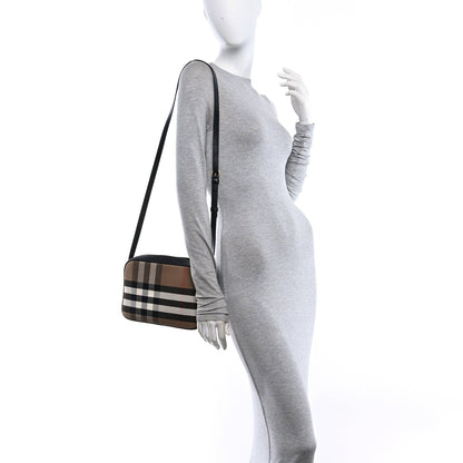 Large Calfskin Crossbody Bag - Black