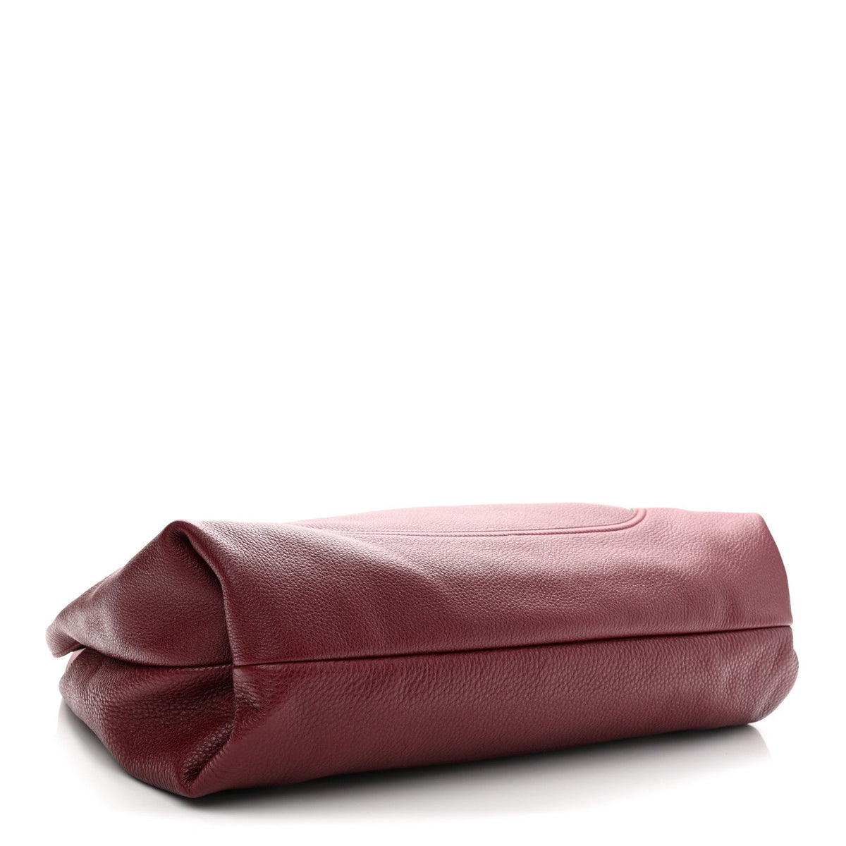 Maxi Calfskin Shoulder Bag - Red