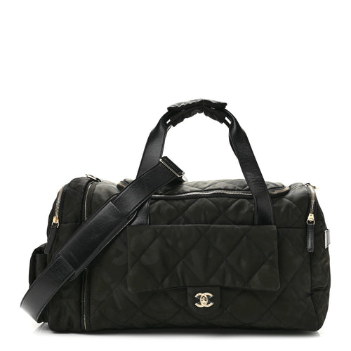 Quilted Calfskin Backpack - Black