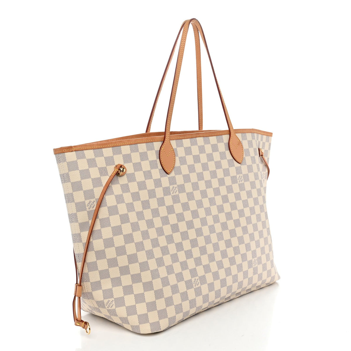 Damier Azur Neo Neverfull Gm Rose Baller Handbag