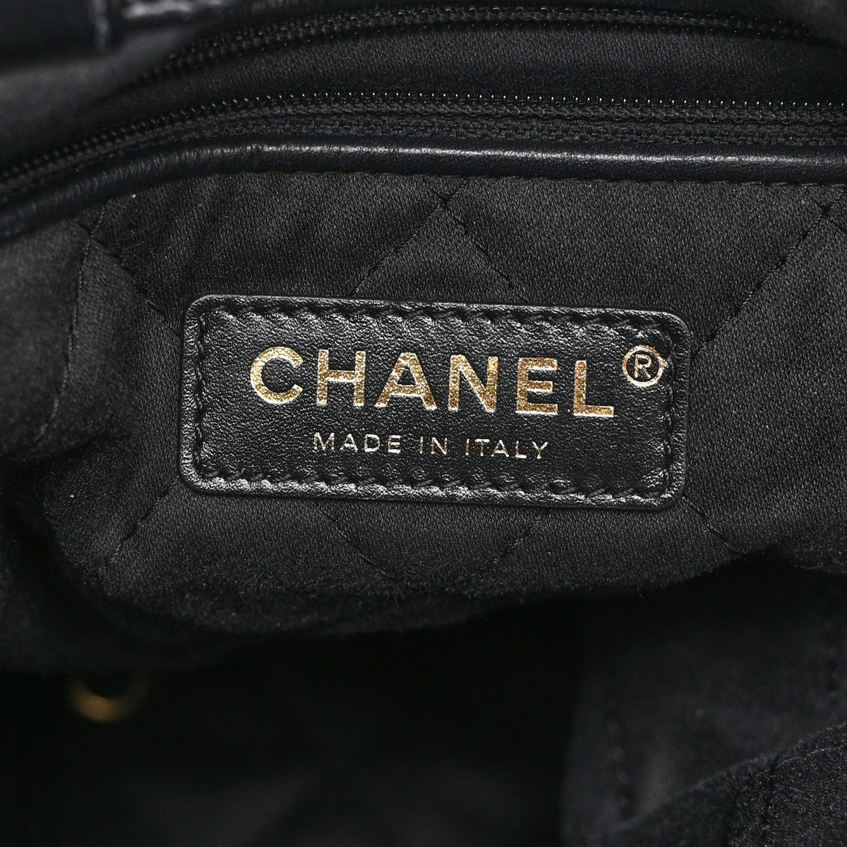 Quilted Calfskin Backpack - Black