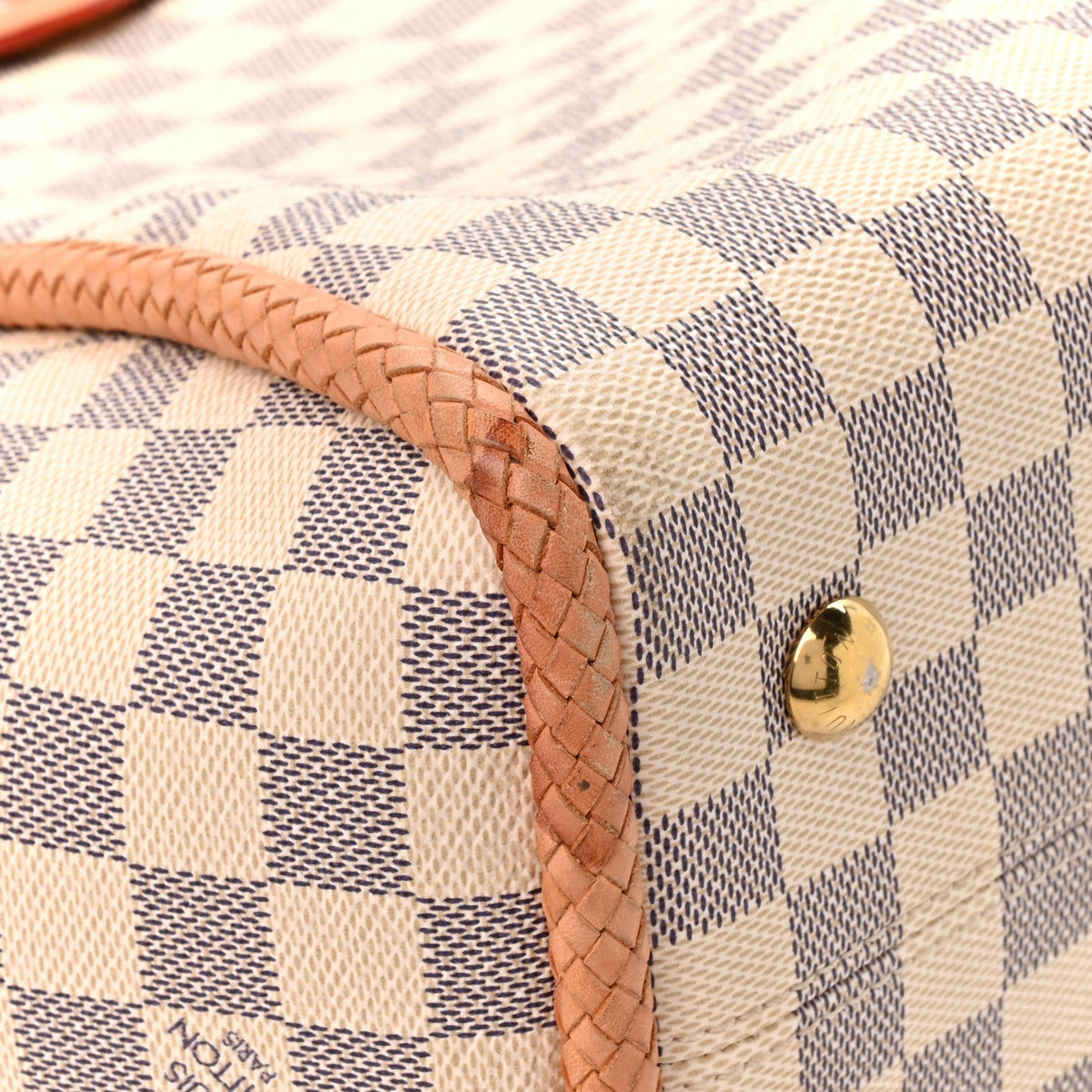 Damier Azur Propriano Rose Ballerine Handbag