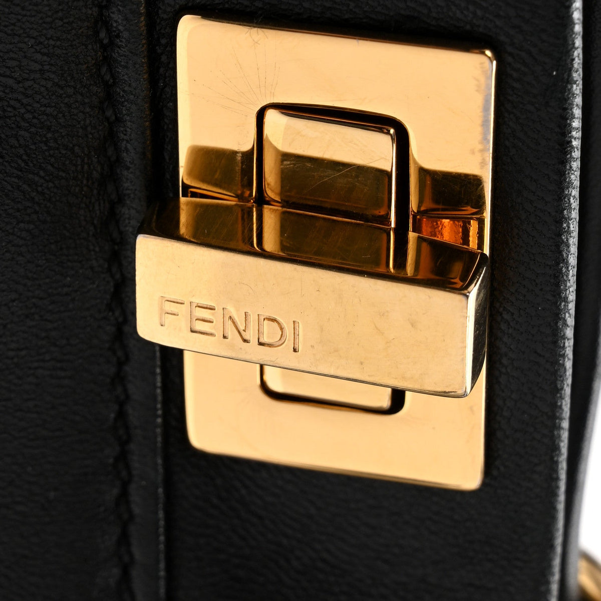 Mini Nappa Satchel Bag - Black