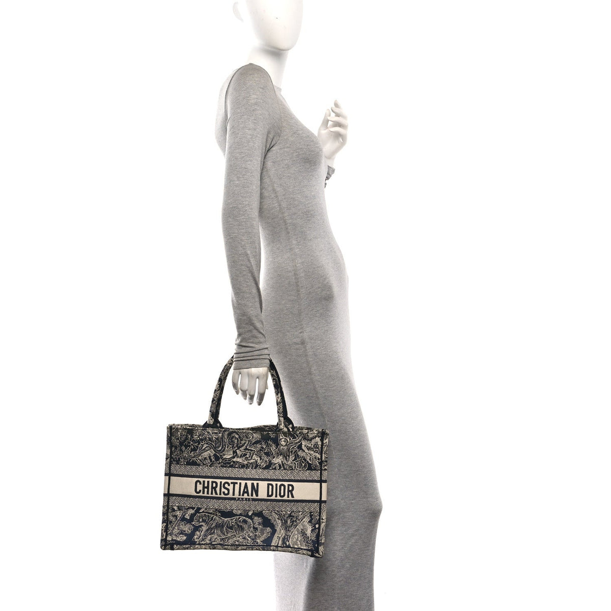 Medium Canvas Tote Bag - Red