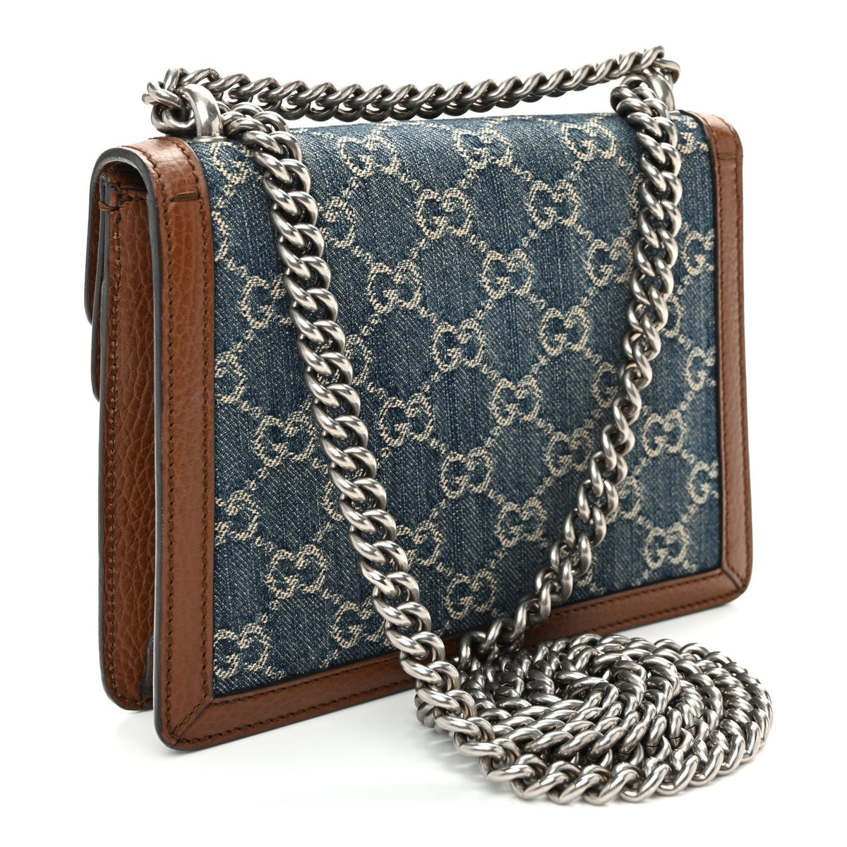 Mini Calfskin Shoulder Bag - Blue