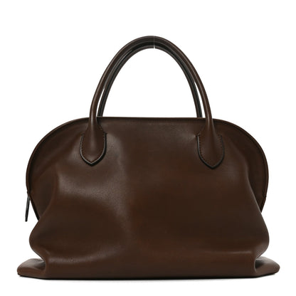 Calfskin Handbag - Brown