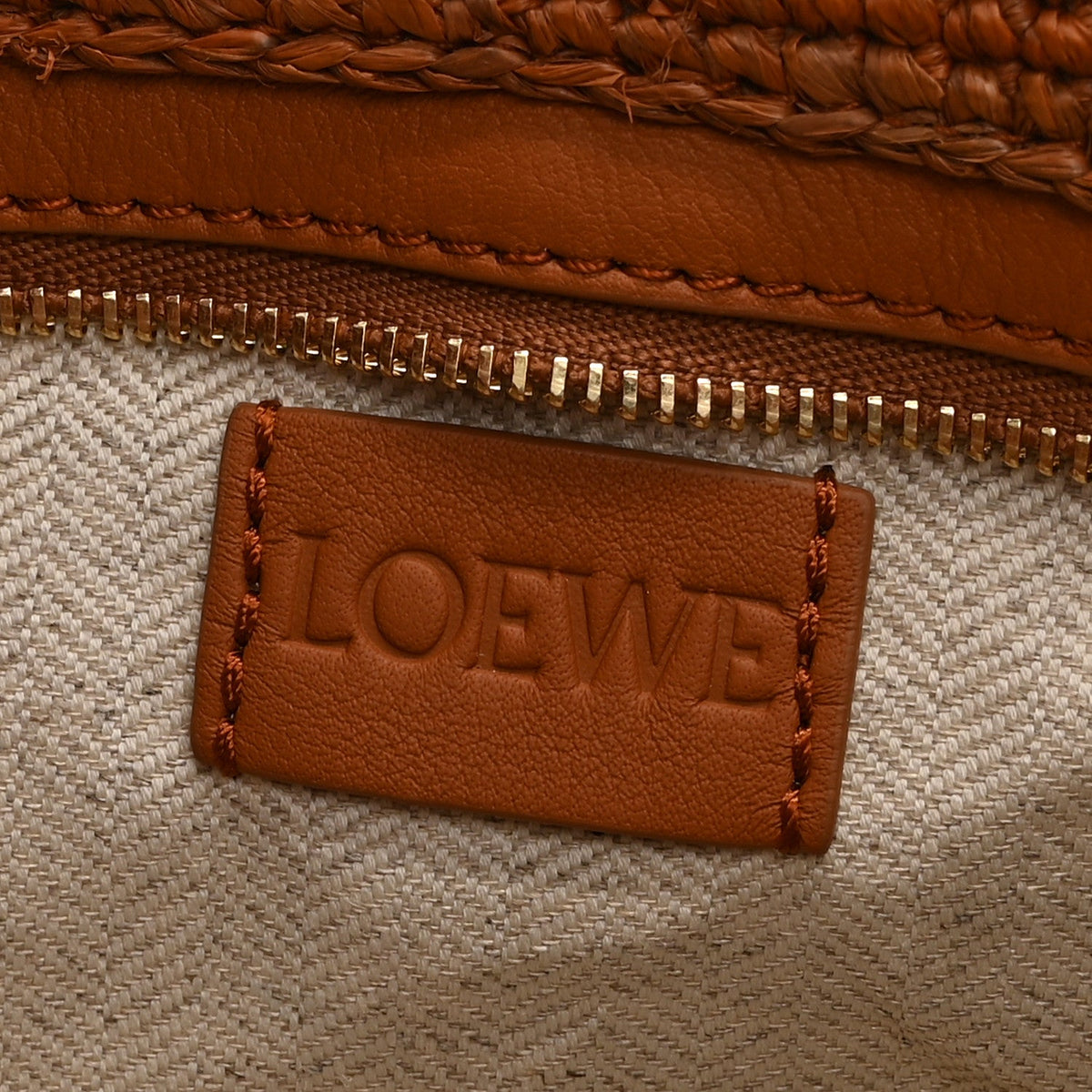 Calfskin Handbag - Gold