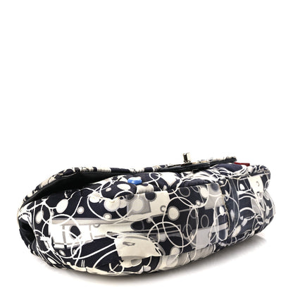 Medium Quilted Flap Shoulder Bag - Black