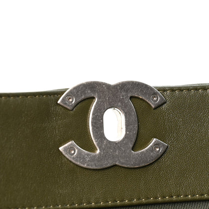 Quilted Lambskin Handbag - Green