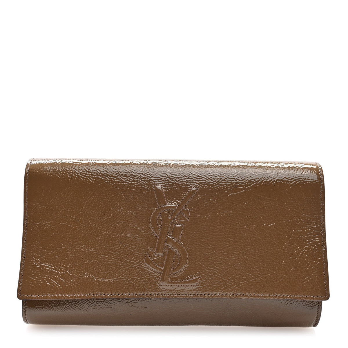 Large Calfskin Clutch Bag - Red