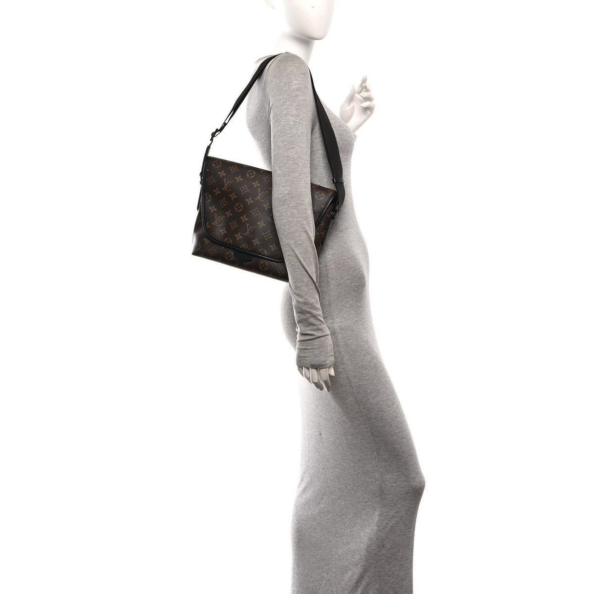 Monogram Macassar Magnetic Messenger Handbag