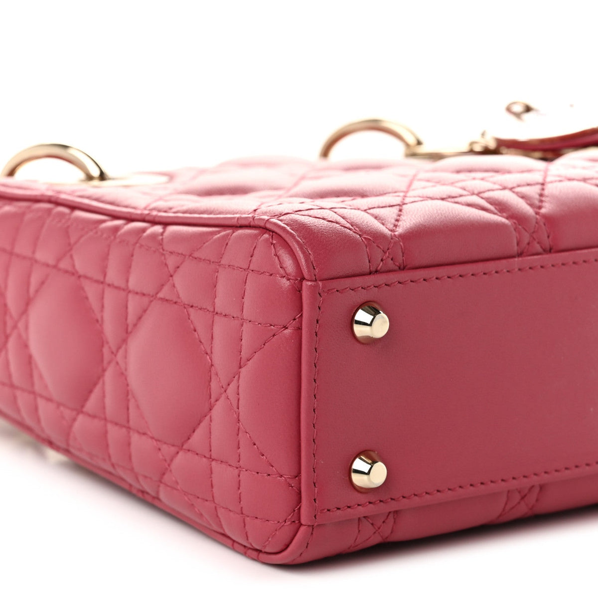 Mini Lambskin Handbag - Pink