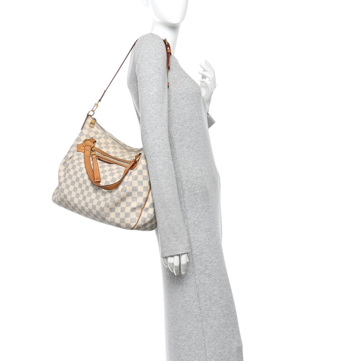 Damier Azur Evora Mm Handbag