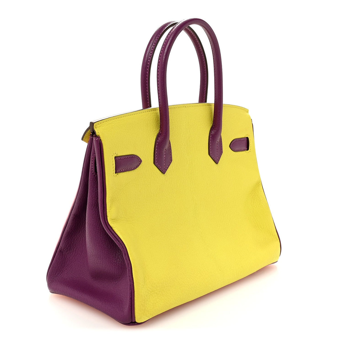 Chevre Mysore Horseshoe Birkin 30 Rose C Handbag