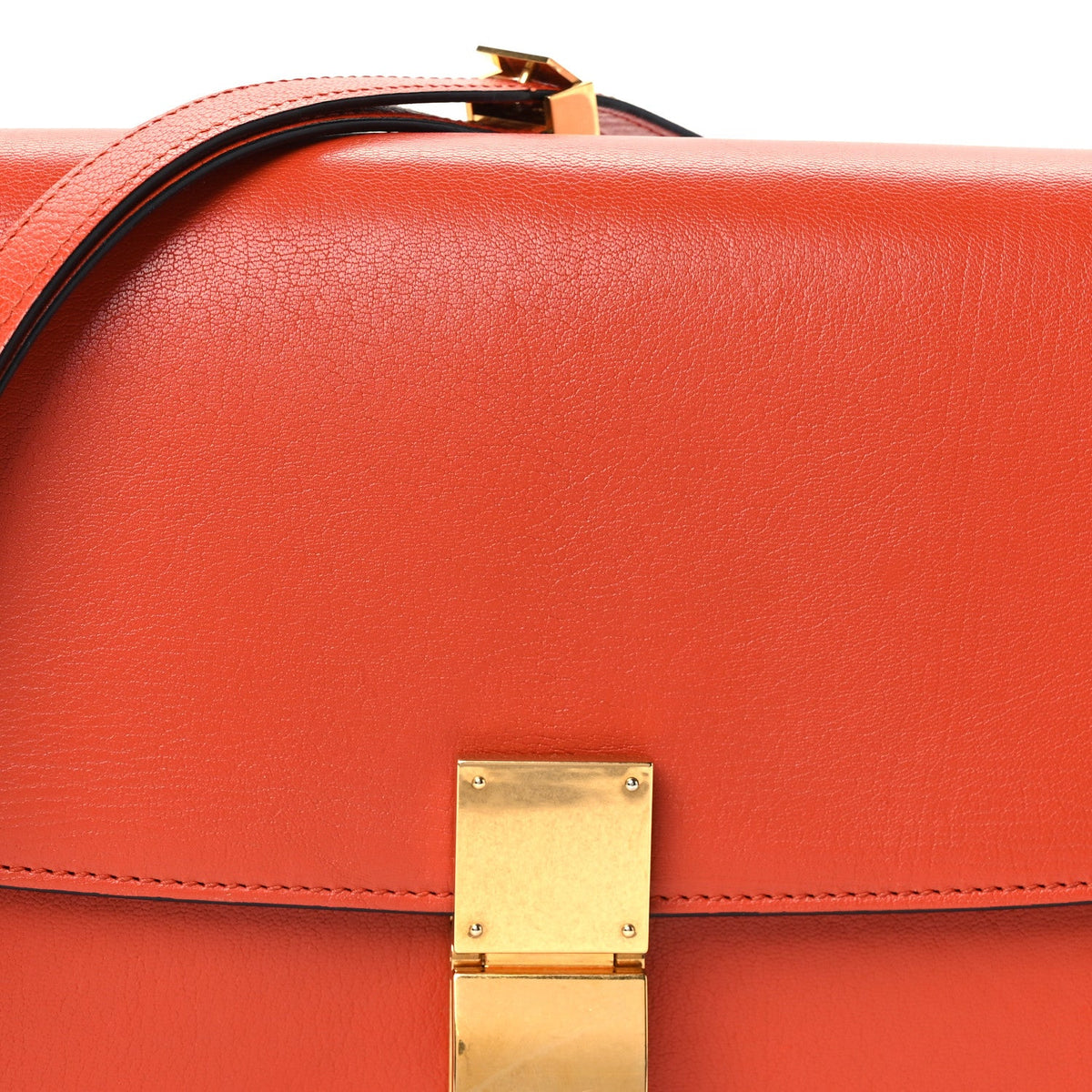 Medium Goatskin Flap Shoulder Bag