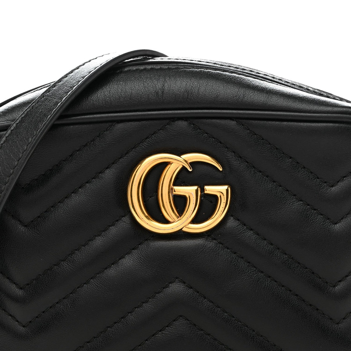 Mini Calfskin Shoulder Bag - Black