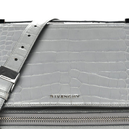 Medium Calfskin Crossbody Bag - Grey
