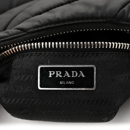 Nylon Shoulder Bag - Black