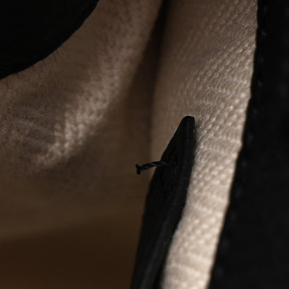 Calfskin Handbag - Black