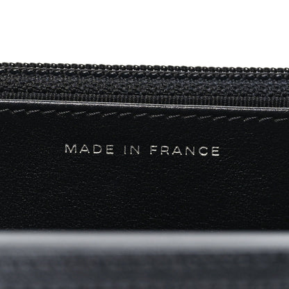 Quilted Calfskin Wallet Bag - Black