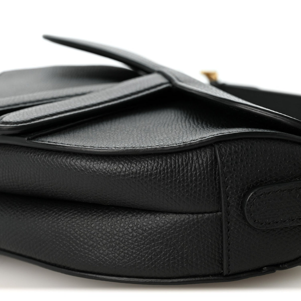 Mini Calfskin Handbag - Black