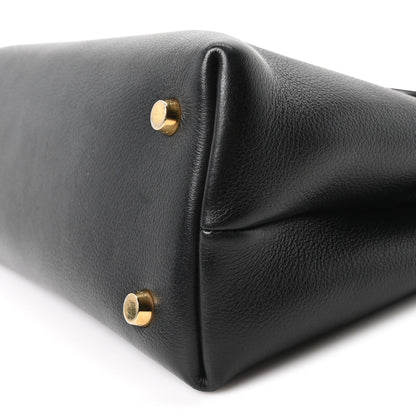 Medium Calfskin Handbag - Black