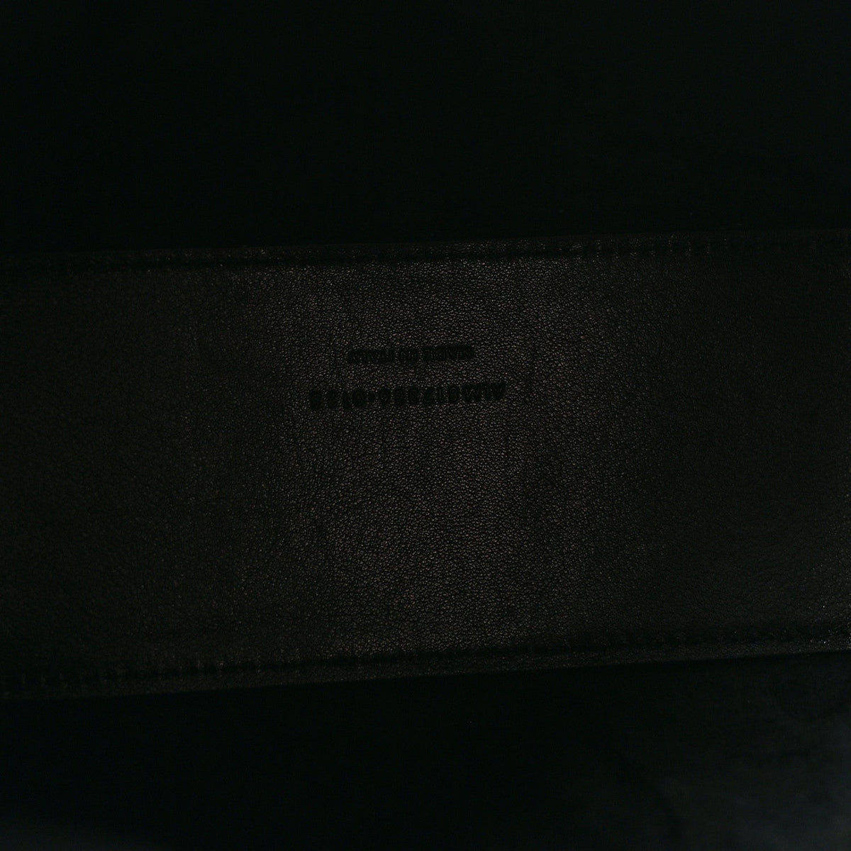 Small Calfskin Bucket Bag - Black