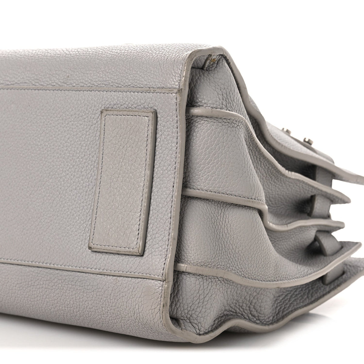 Small Calfskin Handbag - Grey