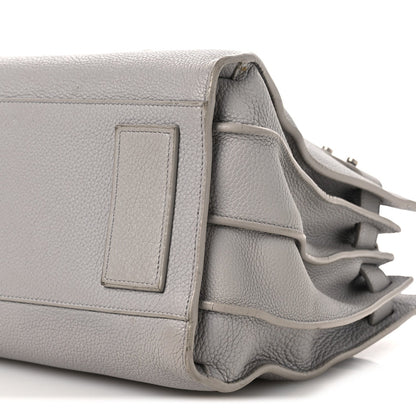Small Calfskin Handbag - Grey