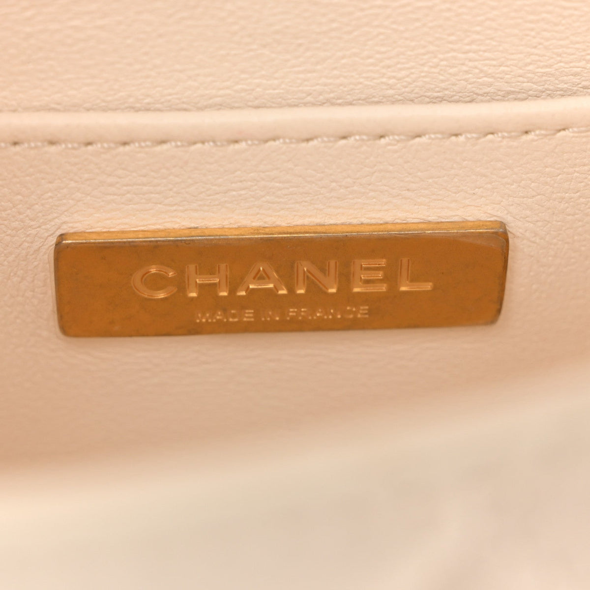 Lambskin Flap Shoulder Bag - White