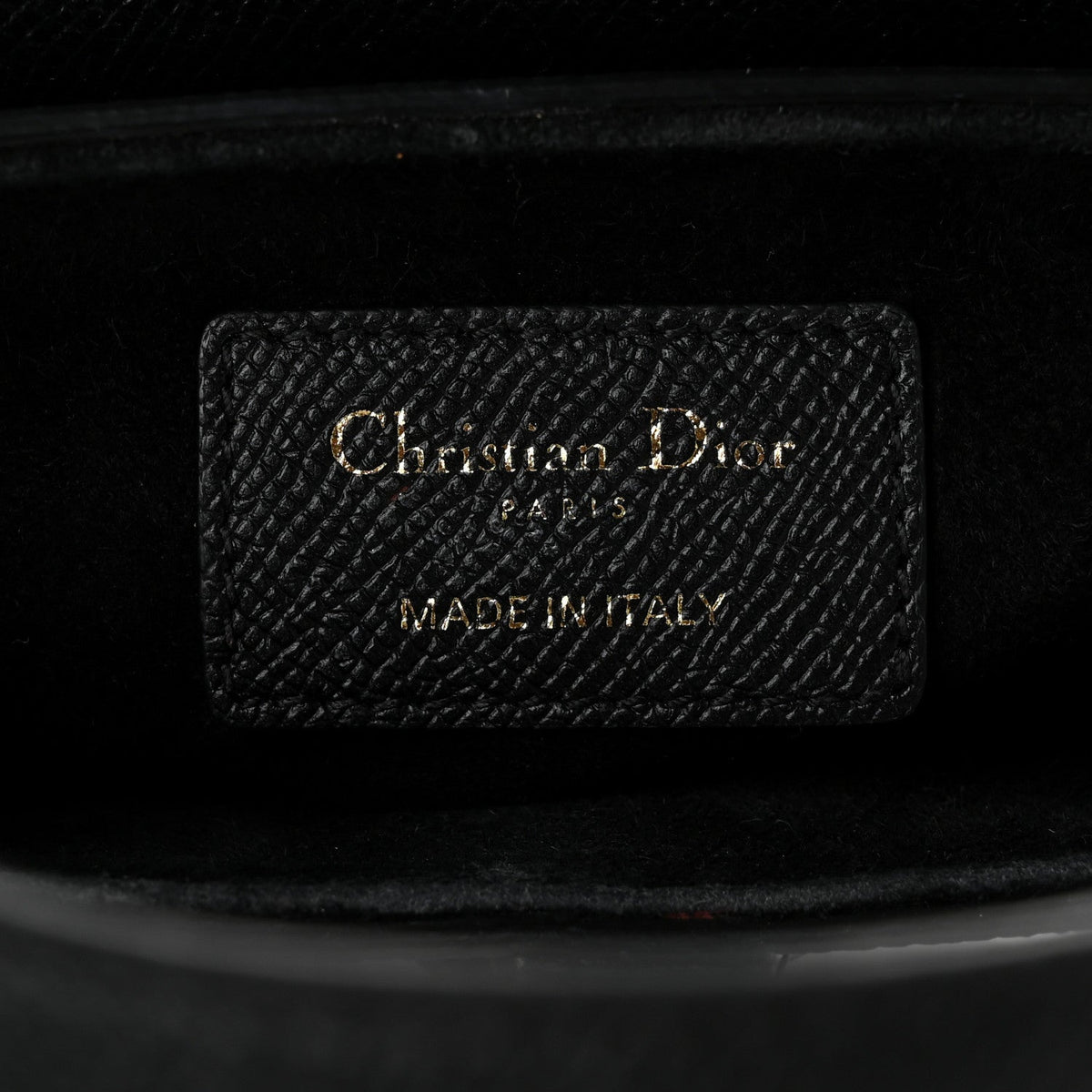 Mini Calfskin Handbag - Black